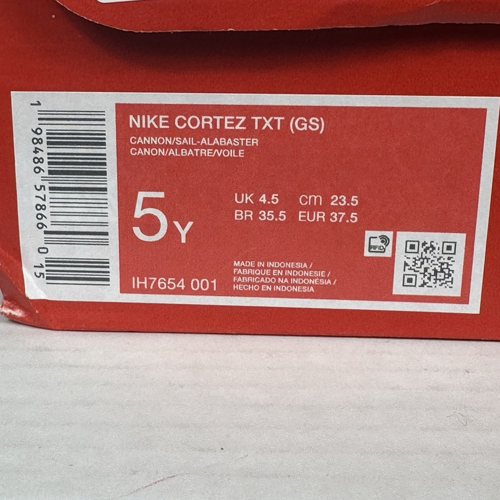 Nike Cortez TXT Cannon / Sail Big Kids Sneakers Size 5Y IH7654-001 - Picture 10 of 12